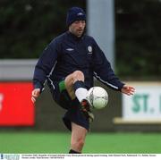 15 October 2002; Republic of Ireland defender Gary Breen pictured during squad training. John Hyland Park, Baldonnell, Co. Dublin. Soccer. Picture credit; Matt Browne / SPORTSFILE