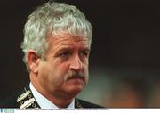 16 October 2002; Milo Corcoran, President, Football Association of Ireland. Soccer. Picture credit; Brendan Moran / SPORTSFILE