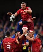 7 October 2017; Robin Copeland of Munster during the Guinness PRO14 Round 6 match between Leinster and Munster at the Aviva Stadium in Dublin. Photo by Brendan Moran/Sportsfile