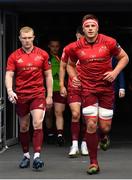 7 October 2017; Keith Earls, left, and CJ Stander of Munster prior to the Guinness PRO14 Round 6 match between Leinster and Munster at the Aviva Stadium in Dublin. Photo by Brendan Moran/Sportsfile
