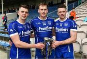 8 October 2017; Thurles Sarsfields players, from left, Ronan Maher, Denis Maher and captain Padraic Maher, with the Dan Breen Cup after the Tipperary County Senior Hurling Championship Final match between Thurles Sarsfields and Borris-Ileigh at Semple Stadium in Thurles, Co Tipperary. Photo by Matt Browne/Sportsfile