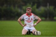 8 October 2017; A dejected Johnny McGuirk of St Brigid's following his side's defeat in the Dublin County Senior Hurling Championship Quarter-Final match between Cuala and St Brigid's at O'Toole Park in Dublin. Photo by David Fitzgerald/Sportsfile
