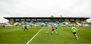8 October 2017; A general view during Republic of Ireland U21 squad training at Tallaght Stadium in Dublin. Photo by David Fitzgerald/Sportsfile