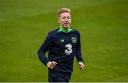 8 October 2017; Harry Charsley of Republic of Ireland U21 during squad training at Tallaght Stadium in Dublin. Photo by David Fitzgerald/Sportsfile