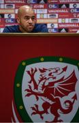 8 October 2017; Republic of Ireland's Darren Randolph during a press conference at Cardiff City Stadium in Cardiff, Wales. Photo by Stephen McCarthy/Sportsfile