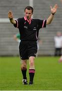 8 October 2017; Referee Kevin Corcoran during the TG4 Ladies Football All-Ireland Junior Championship Final Replay between Derry and Fermanagh at St Tiernach's Park in Clones, Co Monaghan. Photo by Oliver McVeigh/Sportsfile