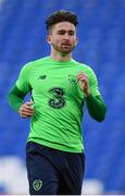 8 October 2017; Republic of Ireland's Sean Maguire during squad training at Cardiff City Stadium in Cardiff, Wales. Photo by Stephen McCarthy/Sportsfile