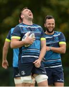 9 October 2017; Leinster's Jack Conan, left, and Jamison Gibson-Park during squad training at Thornfields in UCD, Belfield, Dublin. Photo by Piaras Ó Mídheach/Sportsfile