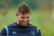 9 October 2017; Leinster's Ross Byrne arrives for squad training at Thornfields in UCD, Belfield, Dublin. Photo by Piaras Ó Mídheach/Sportsfile