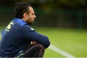9 October 2017; Leinster's Isa Nacewa looks on during squad training at Thornfields in UCD, Belfield, Dublin. Photo by Piaras Ó Mídheach/Sportsfile