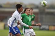 9 October 2017; Reece Grego-Cox of Republic of Ireland in action against Amit Bitton of Israel during the UEFA European U21 Championship Qualifier match between Republic of Ireland and Israel at Tallaght Stadium in Dublin. Photo by Matt Browne/Sportsfile