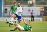 9 October 2017; Moti Barshazky of Israel in action against Ronan Curtis of Republic of Ireland during the UEFA European U21 Championship Qualifier match between Republic of Ireland and Israel at Tallaght Stadium in Dublin. Photo by Matt Browne/Sportsfile