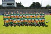 4 August 2012; The Offaly squad. All-Ireland Senior Camogie Championship Quarter-Final, Dublin v Offaly, Parnell Park, Dublin. Picture credit: Ray Lohan / SPORTSFILE