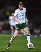 9 October 2017; James McClean of Republic of Ireland during the FIFA World Cup Qualifier Group D match between Wales and Republic of Ireland at Cardiff City Stadium in Cardiff, Wales. Photo by Seb Daly/Sportsfile