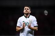 9 October 2017; Robbie Brady of Republic of Ireland during the FIFA World Cup Qualifier Group D match between Wales and Republic of Ireland at Cardiff City Stadium in Cardiff, Wales. Photo by Stephen McCarthy/Sportsfile