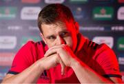 10 October 2017; CJ Stander of Munster during a Munster Rugby Press Conference at University of Limerick in Limerick. Photo by Diarmuid Greene/Sportsfile