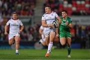 6 October 2017; Jacob Stockdale of Ulster during the Guinness PRO14 Round 6 match between Ulster and Connacht at  the Kingspan Stadium in Belfast. Photo by Ramsey Cardy/Sportsfile