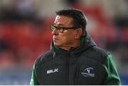 6 October 2017; Connacht head coach Kieran Keane during the Guinness PRO14 Round 6 match between Ulster and Connacht at  the Kingspan Stadium in Belfast. Photo by Ramsey Cardy/Sportsfile
