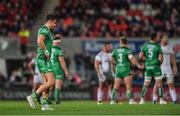 6 October 2017; Tiernan O'Halloran of Connacht leaves the field with an injury during the Guinness PRO14 Round 6 match between Ulster and Connacht at  the Kingspan Stadium in Belfast. Photo by Ramsey Cardy/Sportsfile