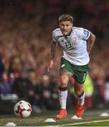 9 October 2017; Jeff Hendrick of Republic of Ireland during the FIFA World Cup Qualifier Group D match between Wales and Republic of Ireland at Cardiff City Stadium in Cardiff, Wales. Photo by Seb Daly/Sportsfile