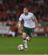 9 October 2017; Stephen Ward of Republic of Ireland during the FIFA World Cup Qualifier Group D match between Wales and Republic of Ireland at Cardiff City Stadium in Cardiff, Wales. Photo by Seb Daly/Sportsfile