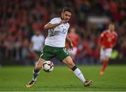 9 October 2017; Robbie Brady of Republic of Ireland during the FIFA World Cup Qualifier Group D match between Wales and Republic of Ireland at Cardiff City Stadium in Cardiff, Wales. Photo by Seb Daly/Sportsfile
