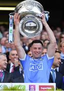 17 September 2017; Philip McMahon of Dublin lifts the Sam Maguire Cup after the GAA Football All-Ireland Senior Championship Final match between Dublin and Mayo at Croke Park in Dublin. Photo by Brendan Moran/Sportsfile