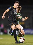 10 October 2017; Dylan Connolly of Dundalk in action against Lee Grace of Shamrock Rovers during the Irish Daily Mail FAI Cup Semi-Final Replay match between Shamrock Rovers and Dundalk at Tallaght Stadium in Tallaght, Dublin. Photo by Stephen McCarthy/Sportsfile