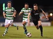 10 October 2017; Dylan Connolly of Dundalk in action against Roberto Lopes of Shamrock Rovers during the Irish Daily Mail FAI Cup Semi-Final Replay match between Shamrock Rovers and Dundalk at Tallaght Stadium in Tallaght, Dublin. Photo by Seb Daly/Sportsfile
