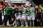 10 October 2017; Dundalk and Shamrock Rovers players and staff during the Irish Daily Mail FAI Cup Semi-Final Replay match between Shamrock Rovers and Dundalk at Tallaght Stadium in Tallaght, Dublin. Photo by Stephen McCarthy/Sportsfile