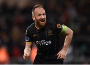 10 October 2017; Stephen O’Donnell of Dundalk celebrates after scoring his side's fourth goal during the Irish Daily Mail FAI Cup Semi-Final Replay match between Shamrock Rovers and Dundalk at Tallaght Stadium in Tallaght, Dublin. Photo by Seb Daly/Sportsfile