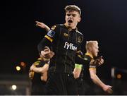 10 October 2017; Sean Gannon of Dundalk celebrates following his side's victory during the Irish Daily Mail FAI Cup Semi-Final Replay match between Shamrock Rovers and Dundalk at Tallaght Stadium in Tallaght, Dublin. Photo by Seb Daly/Sportsfile