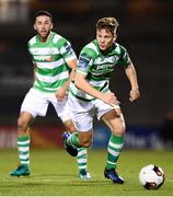 10 October 2017; Luke Byrne of Shamrock Rovers during the Irish Daily Mail FAI Cup Semi-Final Replay match between Shamrock Rovers and Dundalk at Tallaght Stadium in Tallaght, Dublin. Photo by Stephen McCarthy/Sportsfile