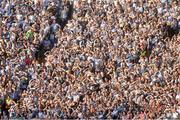 4 August 2012; Dublin supporters shield their eyes from the sun on Hill 16. GAA Football All-Ireland Senior Championship Quarter-Final, Dublin v Laois, Croke Park, Dublin. Picture credit: Brian Lawless / SPORTSFILE