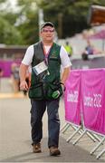 5 August 2012; Ireland's Derek Burnett competes in the men's trap shooting qualification. London 2012 Olympic Games, Shooting, The Royal Artillery Barracks, Greenwich, London, England. Picture credit: Stephen McCarthy / SPORTSFILE