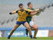 5 August 2012; Jack Savage, Kerry, in action against Conor Hussey, Roscommon. Electric Ireland GAA Football All-Ireland Minor Championship Quarter-Final, Roscommon v Kerry, Croke Park, Dublin. Photo by Sportsfile