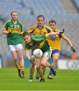5 August 2012; Jack Barry, Kerry, in action against Ultan Harney, Roscommon. Electric Ireland GAA Football All-Ireland Minor Championship Quarter-Final, Roscommon v Kerry, Croke Park, Dublin. Picture credit: Barry Cregg / SPORTSFILE