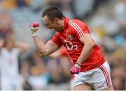 5 August 2012; Paul Kerrigan, Cork, celebrates his side's first goal. GAA Football All-Ireland Senior Championship Quarter-Final, Cork v Kildare, Croke Park, Dublin. Photo by Sportsfile