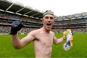 5 August 2012; Donegal corner forward Patrick McBrearty, who celebrates his 19th birthday today, celebrates after the final whistle. GAA Football All-Ireland Senior Championship Quarter-Final, Donegal v Kerry, Croke Park, Dublin. Picture credit: Ray McManus / SPORTSFILE