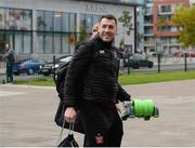 10 October 2017; Brian Gartland of Dundalk arrives prior to the Irish Daily Mail FAI Cup Semi-Final Replay match between Shamrock Rovers and Dundalk at Tallaght Stadium in Tallaght, Dublin. Photo by Seb Daly/Sportsfile