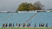 13 October 2017; The Leinster team during their captains run at the RDS Arena in Dublin. Photo by Ramsey Cardy/Sportsfile
