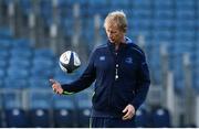 13 October 2017; Leinster head coach Leo Cullen during their captains run at the RDS Arena in Dublin. Photo by Ramsey Cardy/Sportsfile