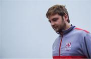 13 October 2017; Iain Henderson of Ulster arrives prior to the European Rugby Champions Cup Pool 1 Round 1 match between Ulster and Wasps at Kingspan Stadium in Belfast. Photo by David Fitzgerald/Sportsfile