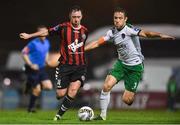 13 October 2017; Paddy Kavanagh of Bohemians in action against Alan Bennett of Cork City during the SSE Airtricity League Premier Division match between Bohemians and Cork City at Dalymount Park in Dublin. Photo by Eóin Noonan/Sportsfile