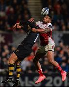 13 October 2017; Charles Piutau of Ulster is tackled by Willie Le Roux of Wasps during the European Rugby Champions Cup Pool 1 Round 1 match between Ulster and Wasps at Kingspan Stadium in Belfast. Photo by Oliver McVeigh/Sportsfile