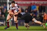 13 October 2017; Jacob Stockdale of Ulster is tackled by Jack Willis of Wasps during the European Rugby Champions Cup Pool 1 Round 1 match between Ulster and Wasps at Kingspan Stadium in Belfast. Photo by David Fitzgerald/Sportsfile
