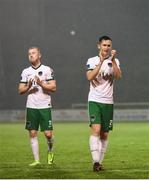 13 October 2017; Conor McCarthy, right, and Stephen Dooley of Cork City following the SSE Airtricity League Premier Division match between Bohemians and Cork City at Dalymount Park in Dublin. Photo by Stephen McCarthy/Sportsfile