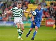 6 August 2012; Ciaran Kilduff, Shamrock Rovers, in action against Pat Purcell, Limerick FC. EA Sports Cup Semi-Final, Shamrock Rovers v Limerick FC, Tallaght Stadium, Tallaght, Dublin. Picture credit: Barry Cregg / SPORTSFILE