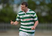 6 August 2012; Ciaran Kilduff, Shamrock Rovers, celebrates after scoring his side's second goal. EA Sports Cup Semi-Final, Shamrock Rovers v Limerick FC, Tallaght Stadium, Tallaght, Dublin. Picture credit: Barry Cregg / SPORTSFILE