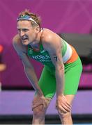 7 August 2012; Ireland's Gavin Noble reacts following the men's triathlon final, where he finished in 23rd place. London 2012 Olympic Games, Triathlon, Hyde Park, London, England. Picture credit: Stephen McCarthy / SPORTSFILE